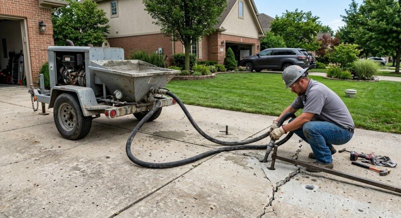 Driveway Raising in West Des Moines, IA