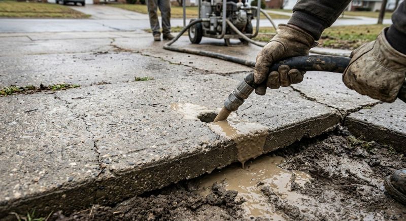 Driveway Slab Lifting in Des Moines, IA