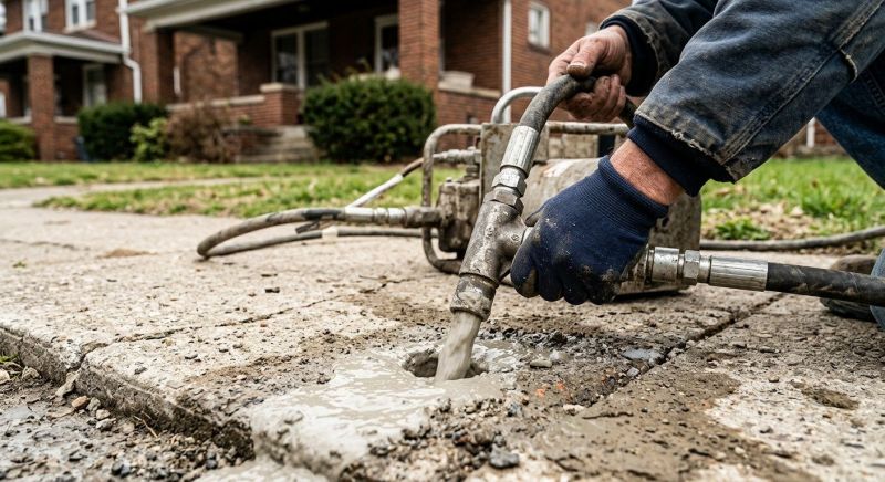 Sidewalk Leveling in Des Moines, IA