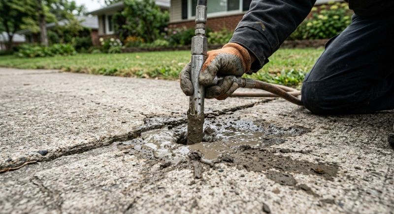 Sunken Slab Repair in West Des Moines, IA