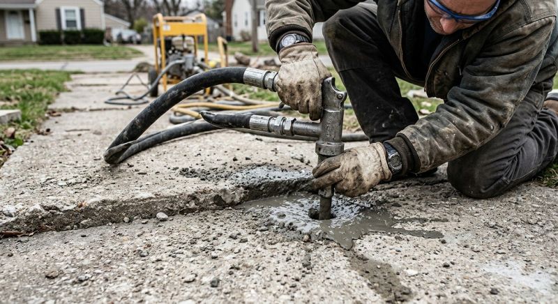 Uneven Pavement Repair in Des Moines, IA